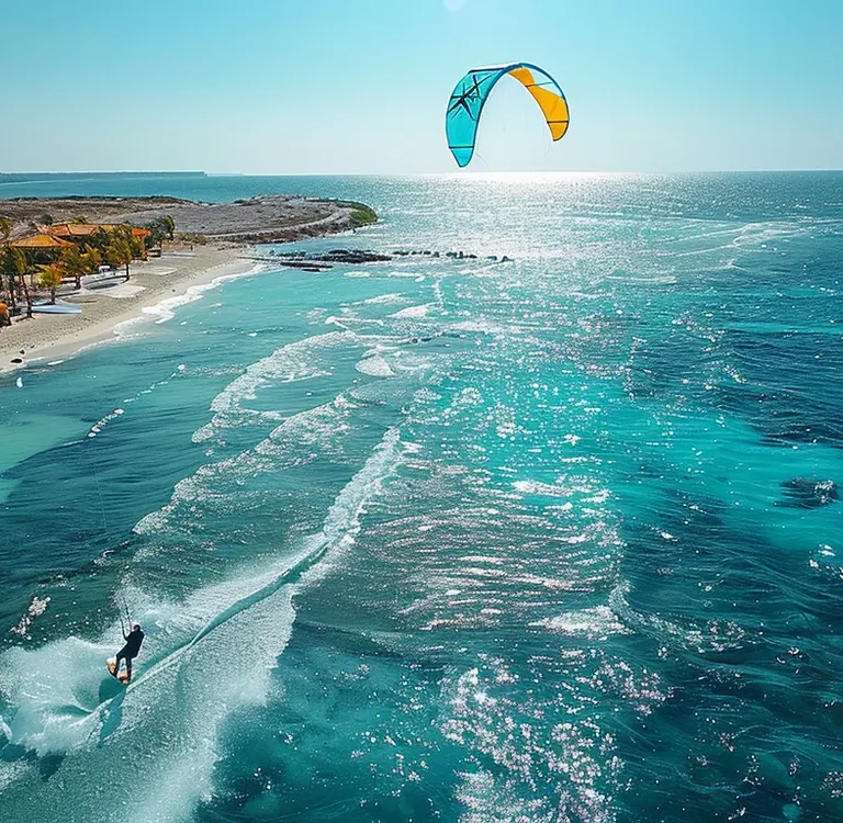 Kurs kitesurfingu za granicą